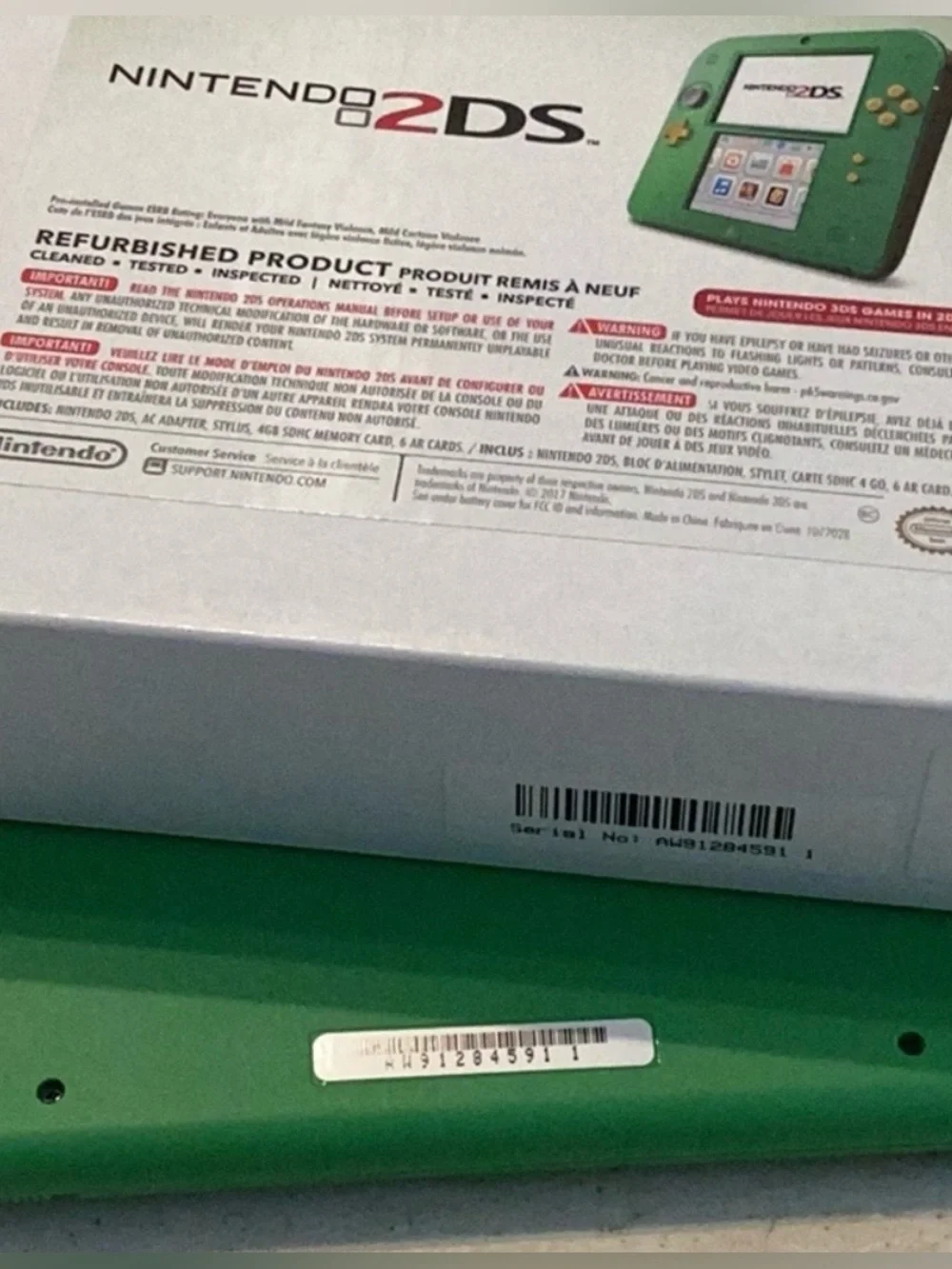 Zelda Nintendo 2DS Console Refurbished Link Edition Legend Of Zelda Ocarina Time